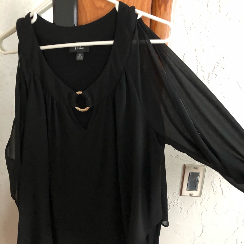 Black dress top